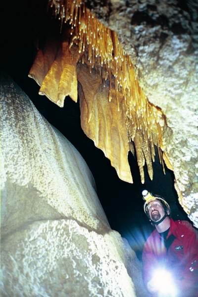 Dave C. in Clifton Cave
